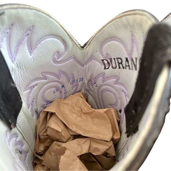 Durango Suede / Leather Cowgirl Boot in Black Size 6.5M
Made in USA - Picture 5 of 6